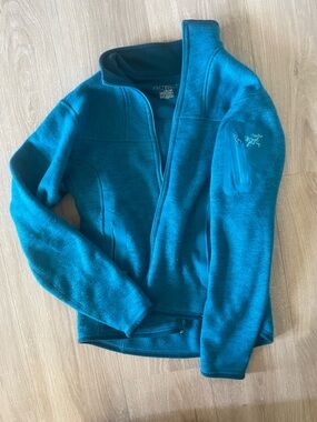 Arc'teryx Teal Blue Full-Zip Women's Fleece Jacket